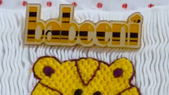 How to embroider decorative patterns of tiger’s footprint!