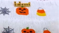 How to make Halloween smocking