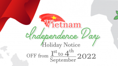 HOLIDAY NOTICE OF VIETNAM INDEPENDENCE DAY