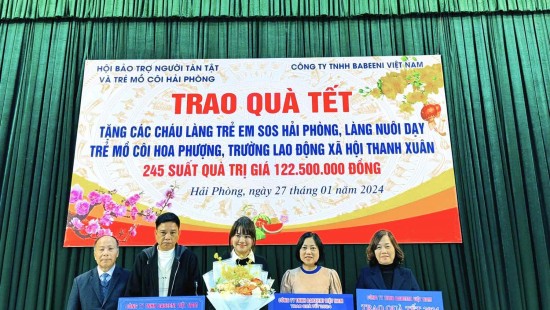 27TH JAN 2024 BABEENI CHARITY CHILDREN SOS HAI PHONG