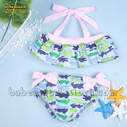 Girl summer crocodile swimwear – BB2545B
