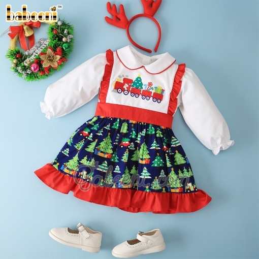 Elegant Christmas train baby set - BB2311