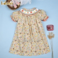 yellow--flower-dress-with-geometric-smock-around-neck-copy
