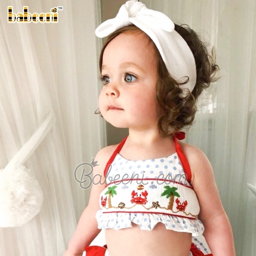 Lovely smocked swimwear