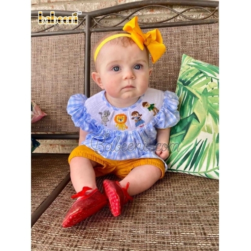 Cartoon smocked dress