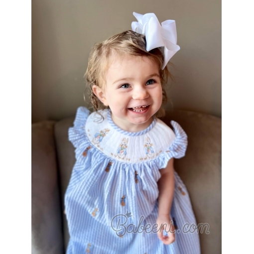 Rabbit smocked dress