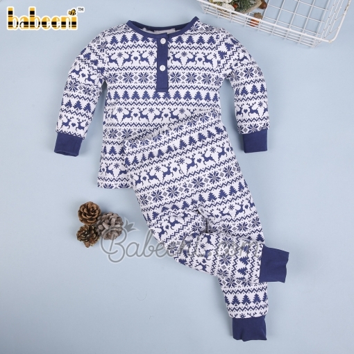 Christmas Nordic printed boy loungewear – BB2742