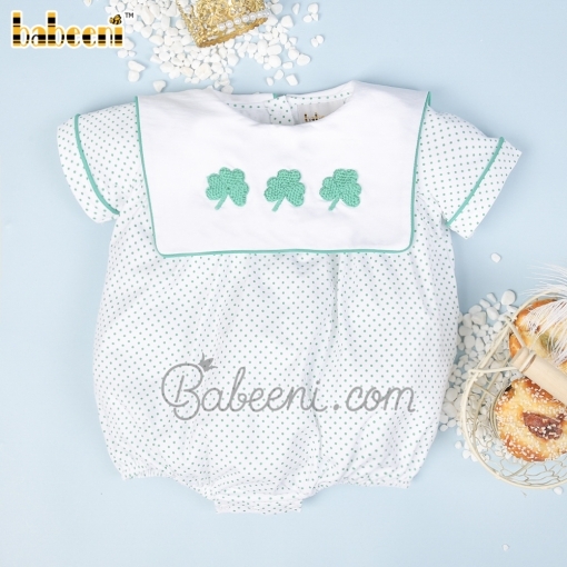 Nice lucky leaves crochet boy bubble – BB2699A
