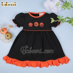 Pumpkin French knot embroidery baby dress – BB2870 pumpkin-french-knot-embroidery-baby-dress-–-bb2870