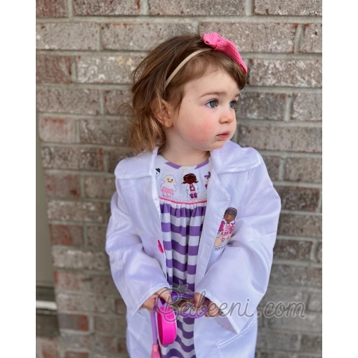 Cartoon smocked dress