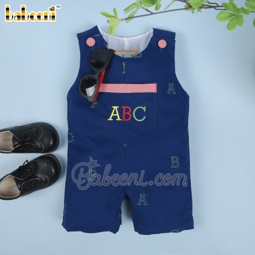 School boy shortall letter ABC - BB1686
