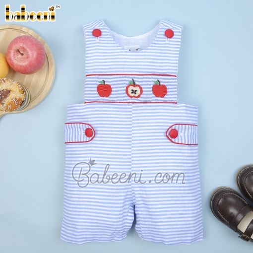 Cute apple boy shortall - BB1430B