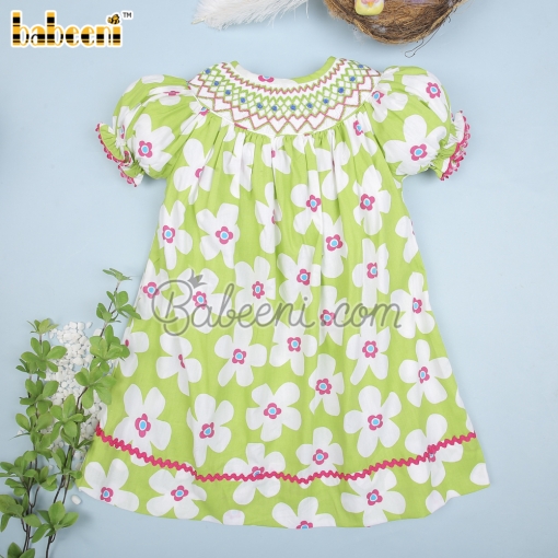 Gorgeous geometric smocked dress - BB1189