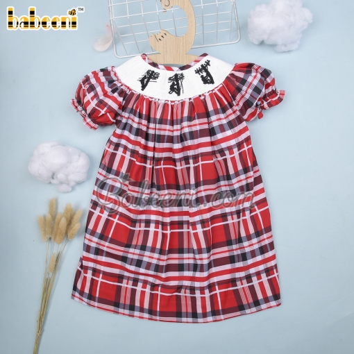 Lineman hand smocked baby dress – BB2956