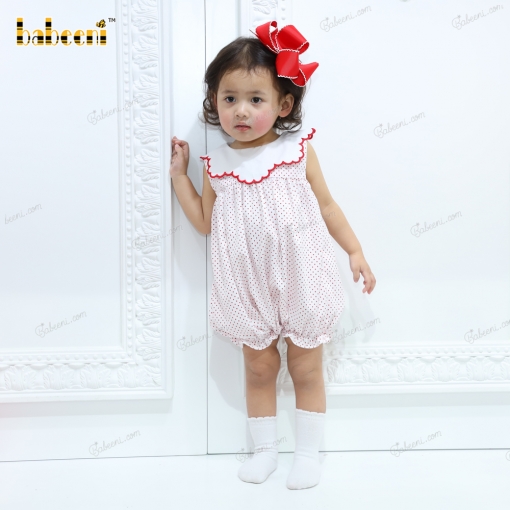 Lovely scallop baby plain bubble - BB2647