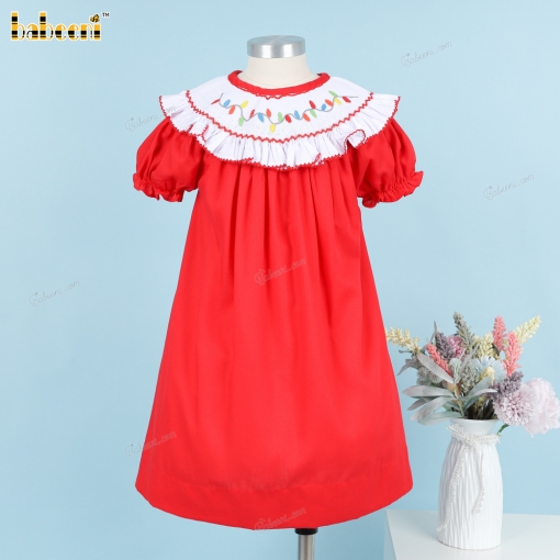 Christmas light pique dress - BB3119