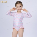 1-pieces-swimwear-for-girl-spring-summer-with-flamingo-and-colorful-waves---dr4188