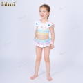2-pieces-swimwear-for-girl spring-summer-prints-with-clam-coral-starfish-hand-embroidery---bb3512