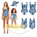 1-pieces-swimwear-for-lady-spring-summer-with-blue-tropical-leaf-and-flower pattern---bb3521