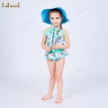 2-pieces-swimwear-for-girl-spring-summer-with-light-green-tropical-leaf-pattern---bb3526