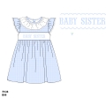 baby-sister-blue-gingham-flutter-sleeve-dress--bb3601