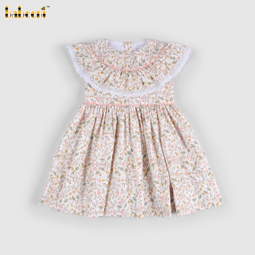 Elegant Meadow Floral Lace Dress - BB3552