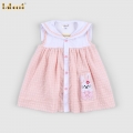 applique-dress-with-bunny-and-flower-button-for-girl---bb325