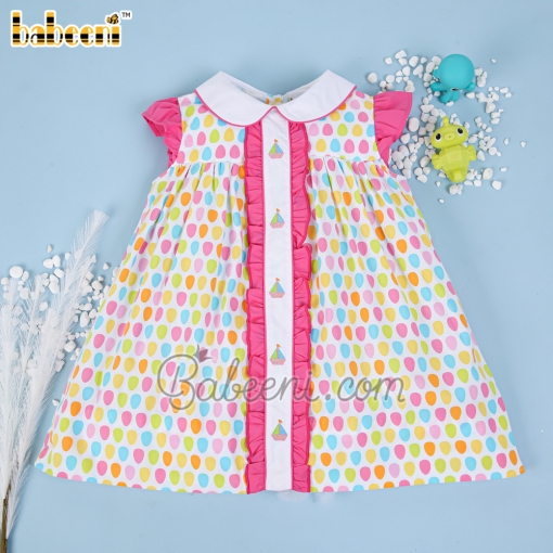 Sailboat embroidery dress - BB732A