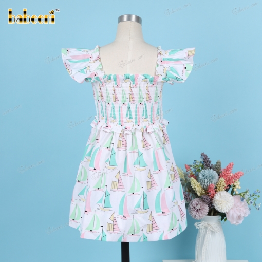 Shirred Boat Pattern For Girl - BB3208