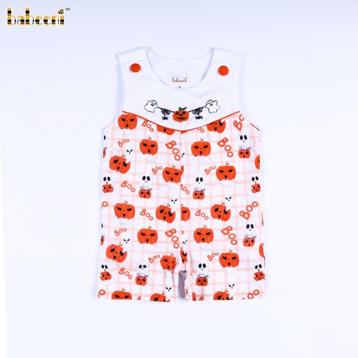 Halloween crochet boy shortall – BB3425A