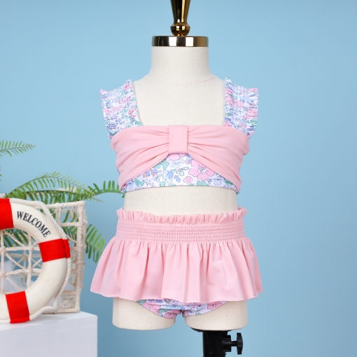 Fancy Floral Swimwear For Girl - BB3429A